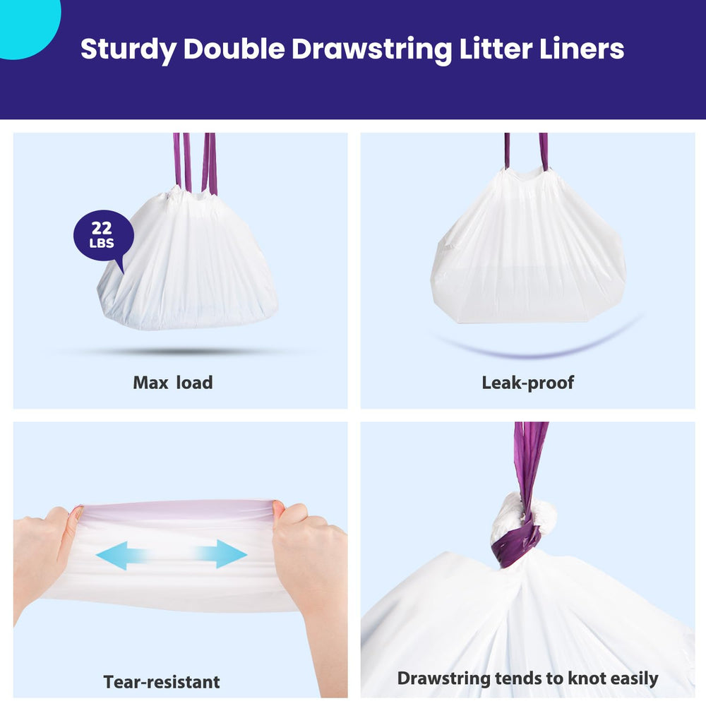 AOELLIT easy-clean tray use demonstrates quick bag removal and minimal scrubbing.