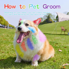 AOFEGRLT dog hair dye fix with dryer for quicker set