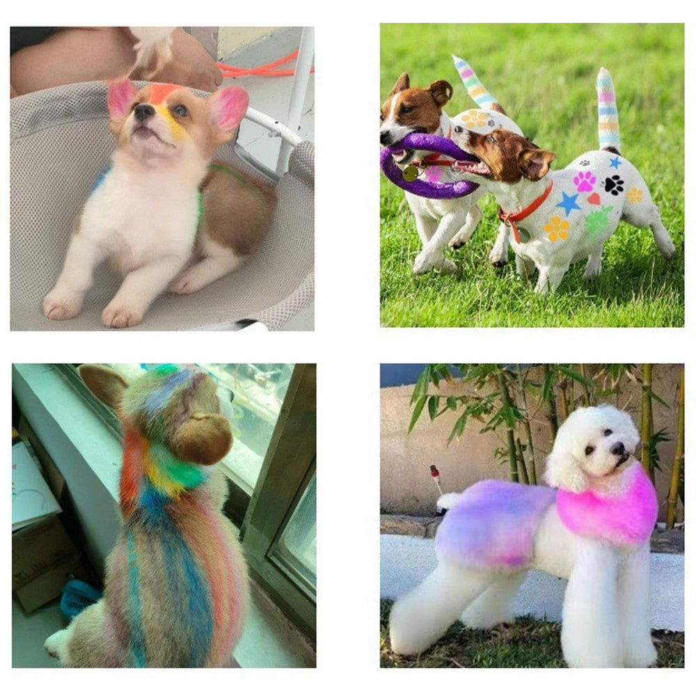 AOFEGRLT washable dye removal test on fur