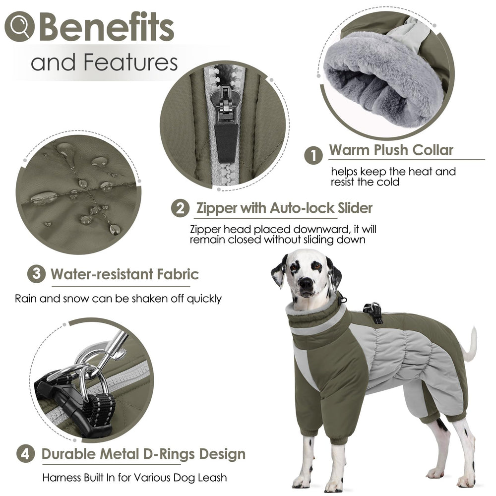 AOFITEE coat highlights dual D-rings for flexible harness options.