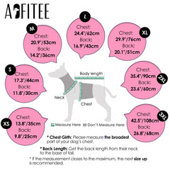 AOFITEE dog coat harness 2-in-1 supports safe walking with built-in harness