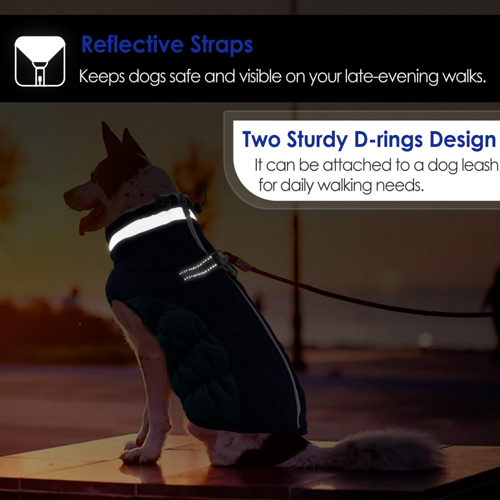 AOFITEE coat built-in harness compatibility for versatile use.