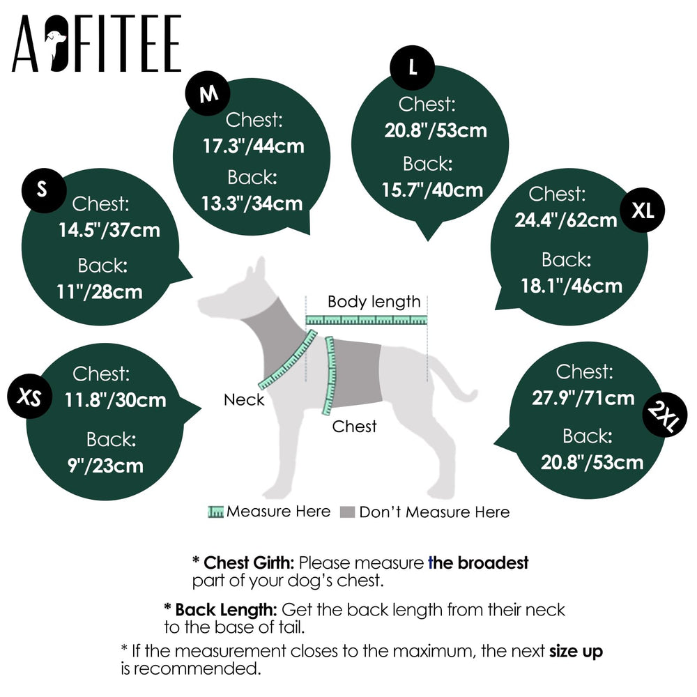AOFITEE dog sweater potty-friendly design for quick dressing and potty breaks.