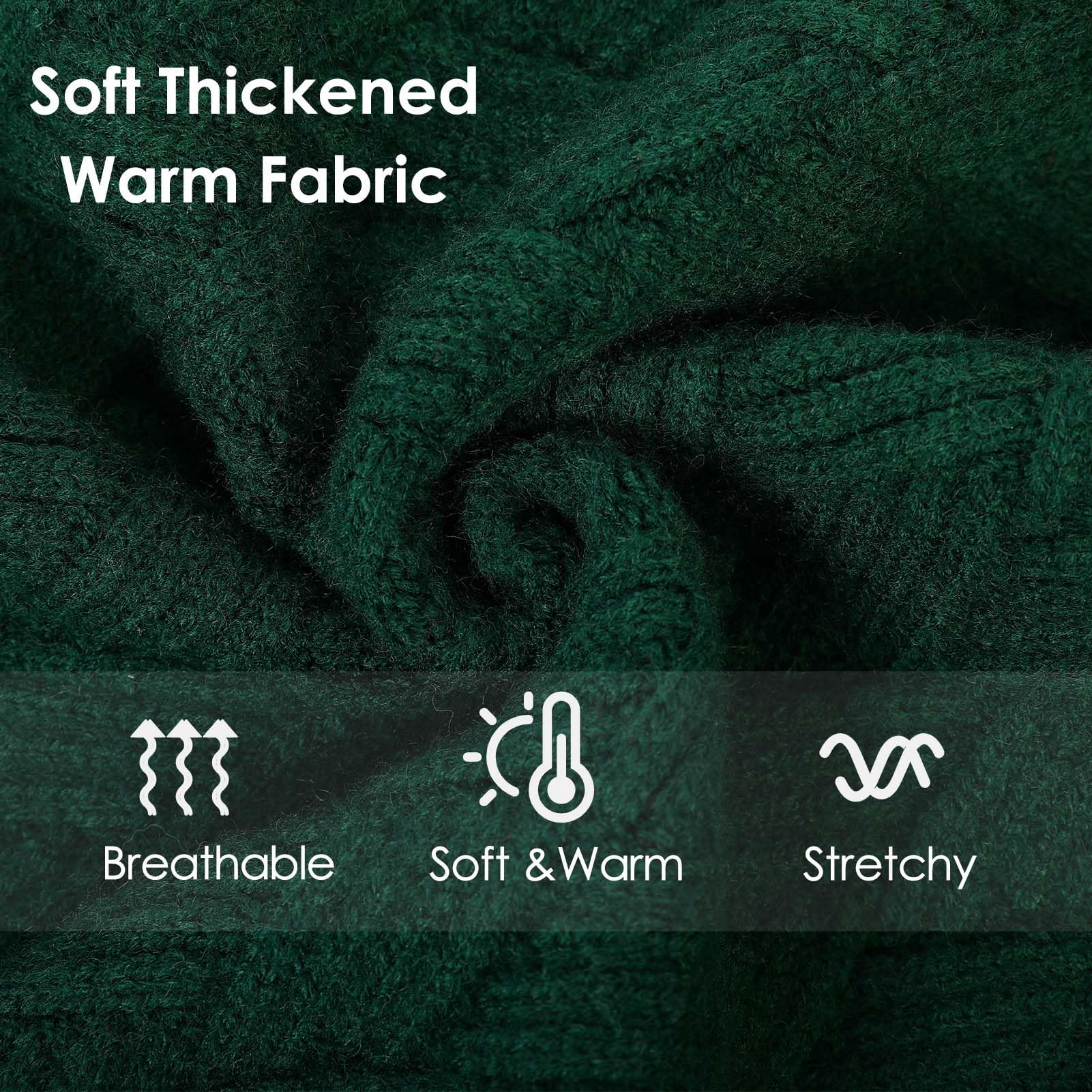 AOFITEE dog sweater small dog fit highlights six size options for a secure fit.