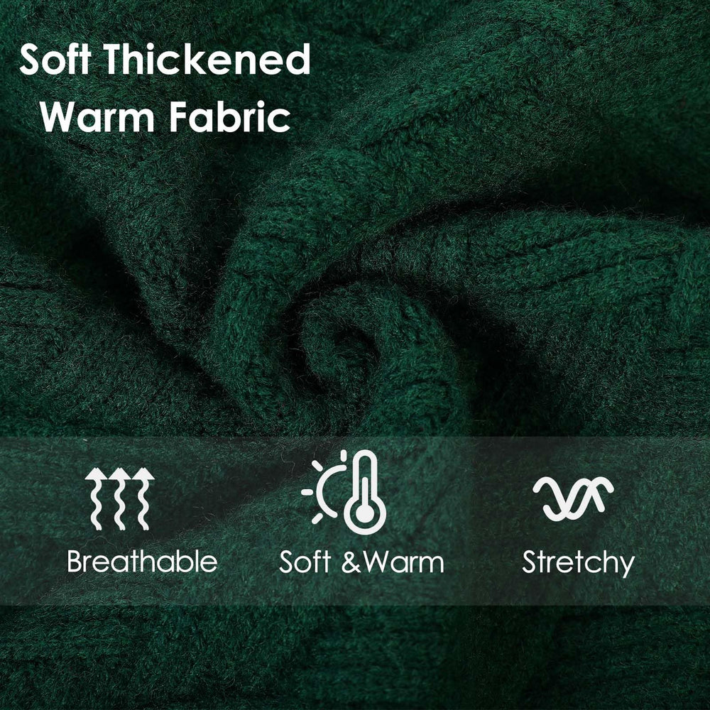 AOFITEE dog sweater small dog fit highlights six size options for a secure fit.