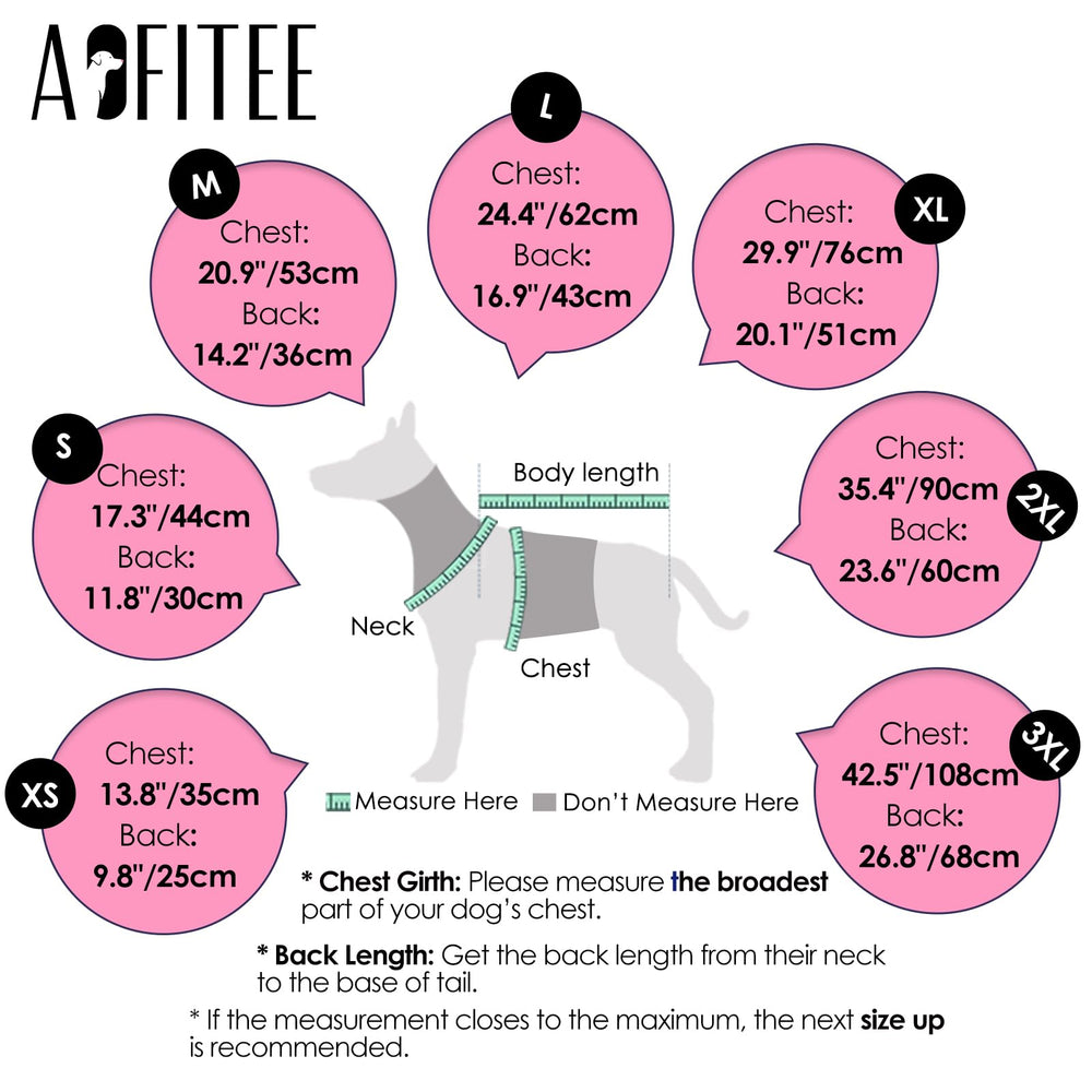 AOFITEE Dog Winter Coat zipper guard keeps hair snag-free during on/off.