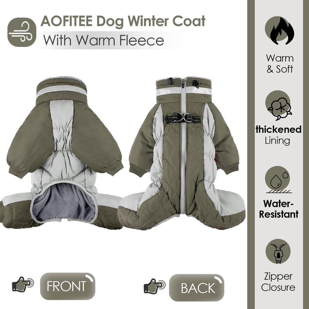 AOFITEE reflective neckline enhances visibility during night walks.