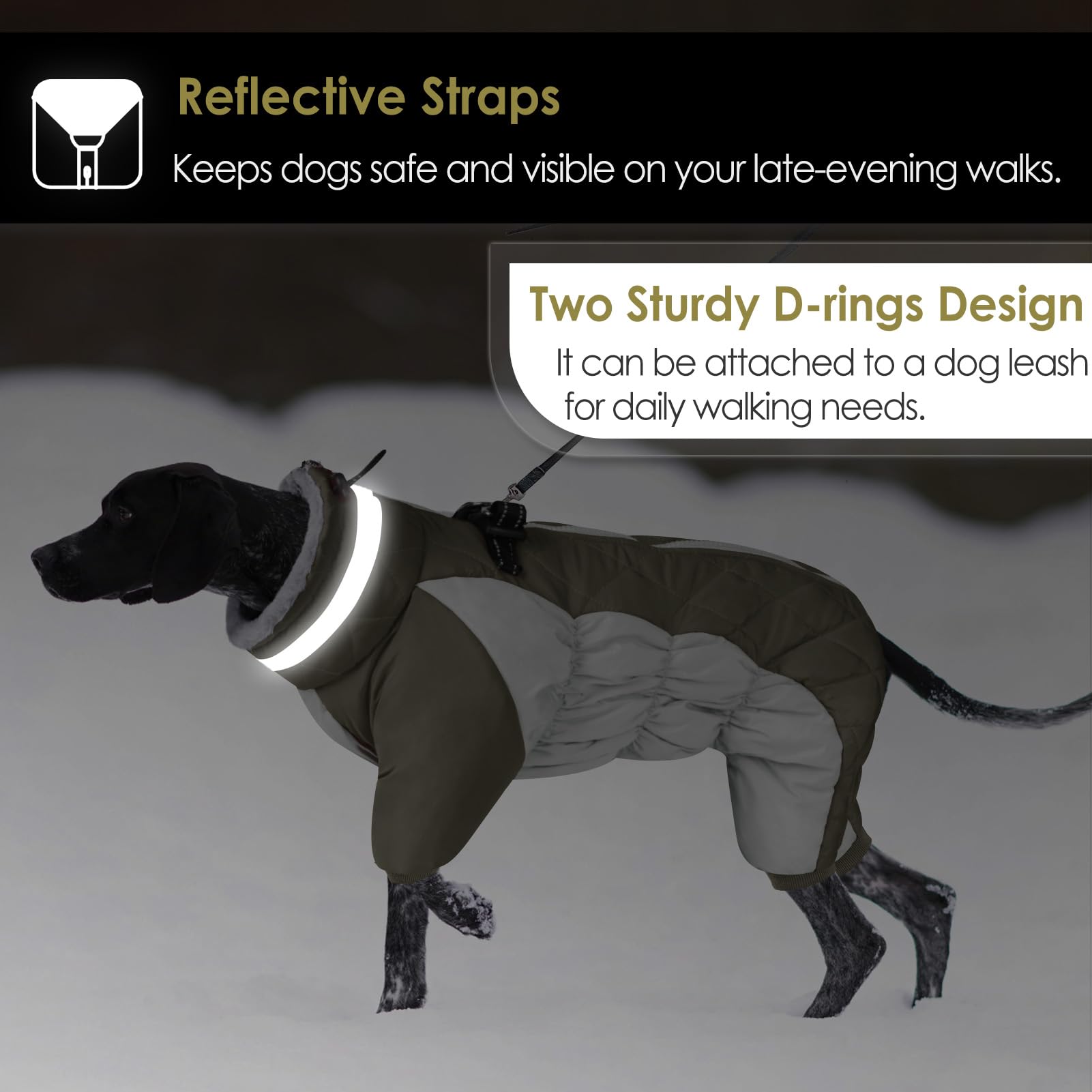 AOFITEE windproof and water-resistant coat shields against wind and rain.