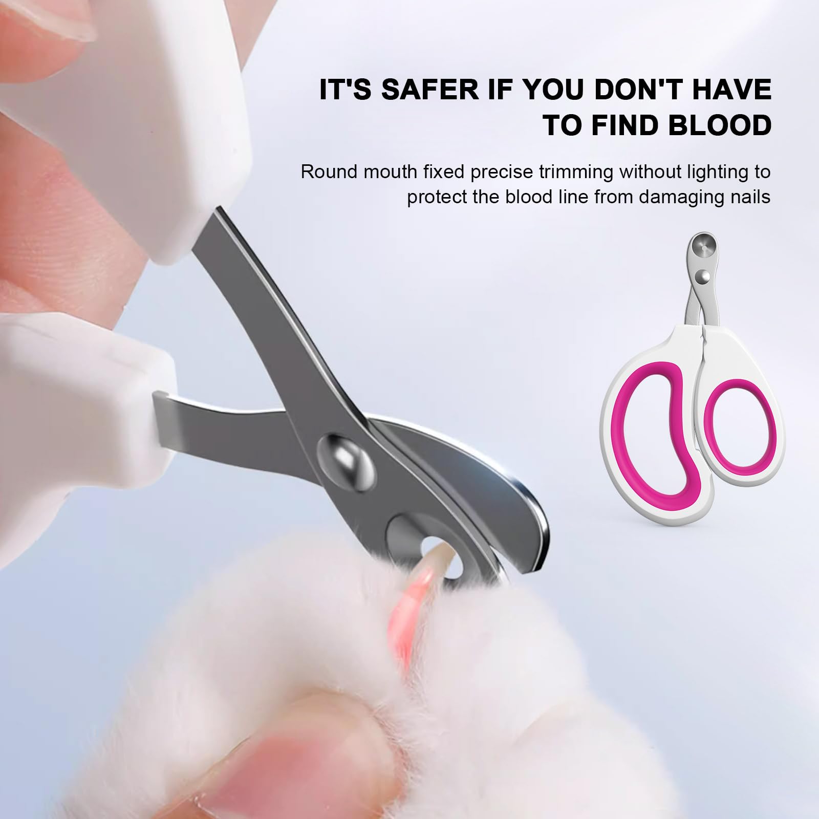 Aogeili beginner-friendly cat clipper enables safe quick trims