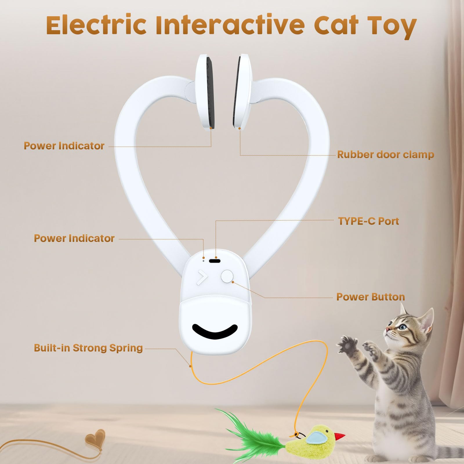Aoioploa replaceable-bird-attachment offers fresh exploration during interactive sessions.
