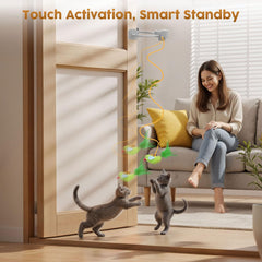 Aoioploa USB rechargeable design with gentle elastic cushions joints during play.