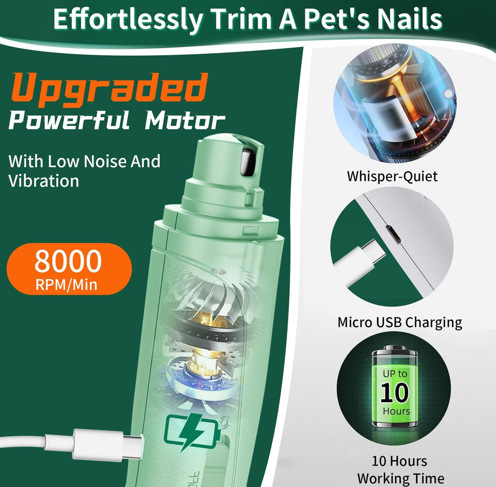 Aoioploa long battery life supports multiple grooming sessions.