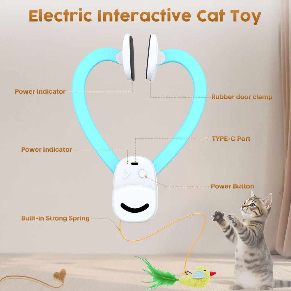 Aoioploa replaceable-bird-attachment keeps play fresh and curiosity high.