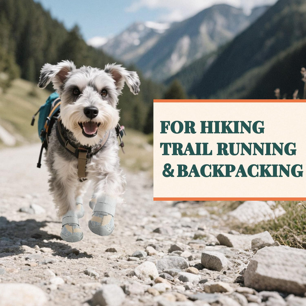 AOKOWN dog boots made with all-weather materials for long-lasting use