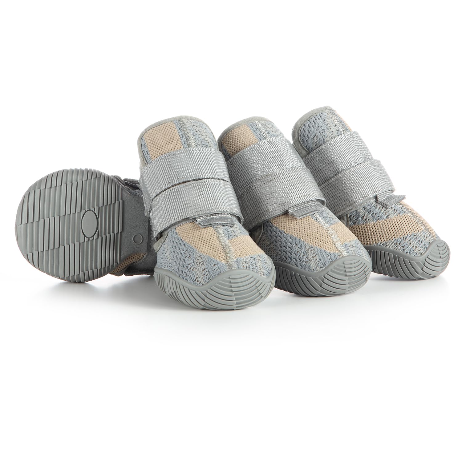 AOKOWN dog shoes size 6 paw protectors for hot pavement