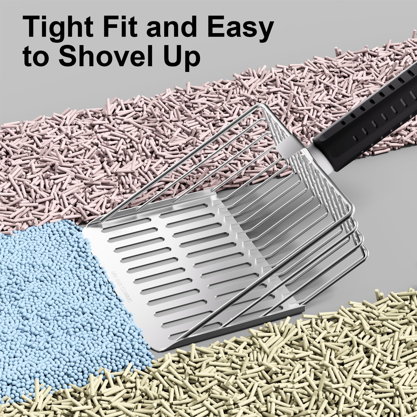 Aoktech speed sifter litter box scoop base and hook for convenient storage after use.