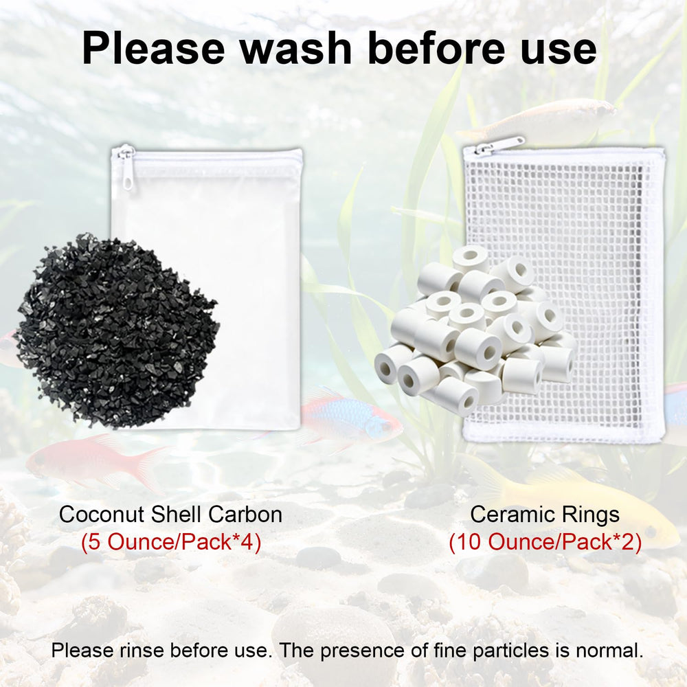 Aolleteau foam filters provide mechanical filtration and debris capture.
