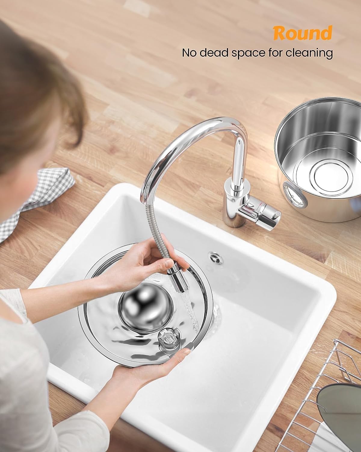 AONBOY fountain image highlighting easy-cleaning and included accessories.