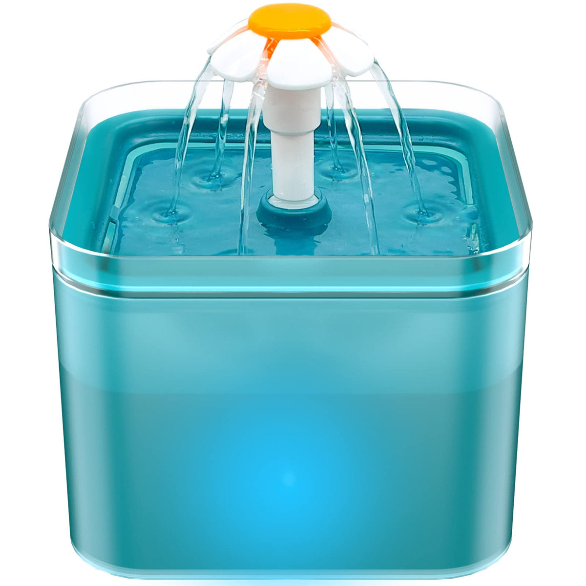 AONBOY cat water fountain front view 2L provides fresh hydration for pets.
