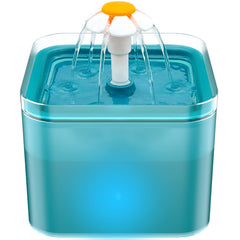 AONBOY cat water fountain front view 2L provides fresh hydration for pets.