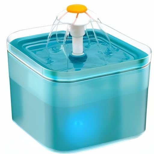 AONBOY cat fountain complete package green shows easy setup and long-term use.