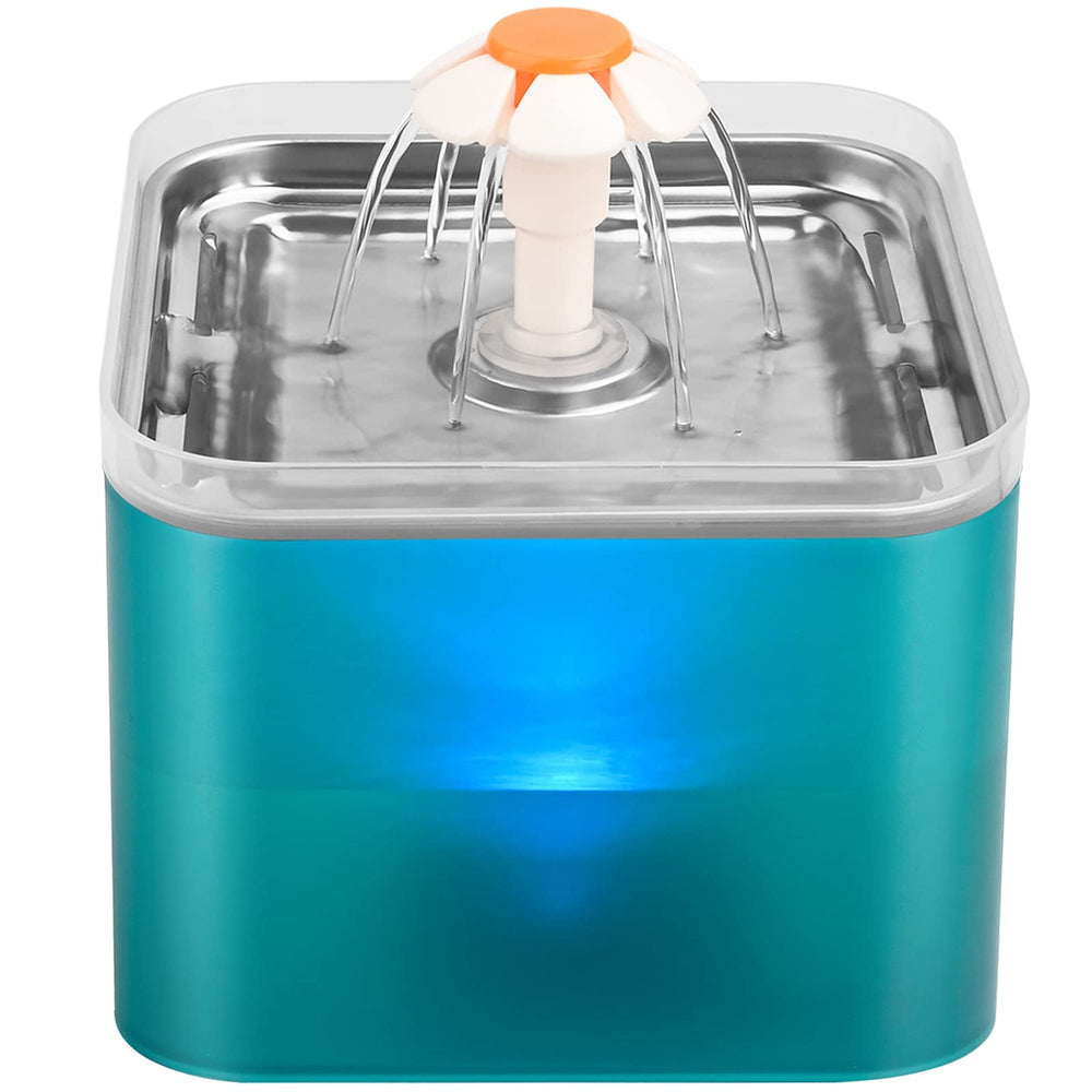AONBOY cat water fountain stainless steel top for hygienic drinking