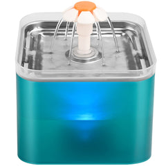 AONBOY cat water fountain stainless steel top for hygienic drinking