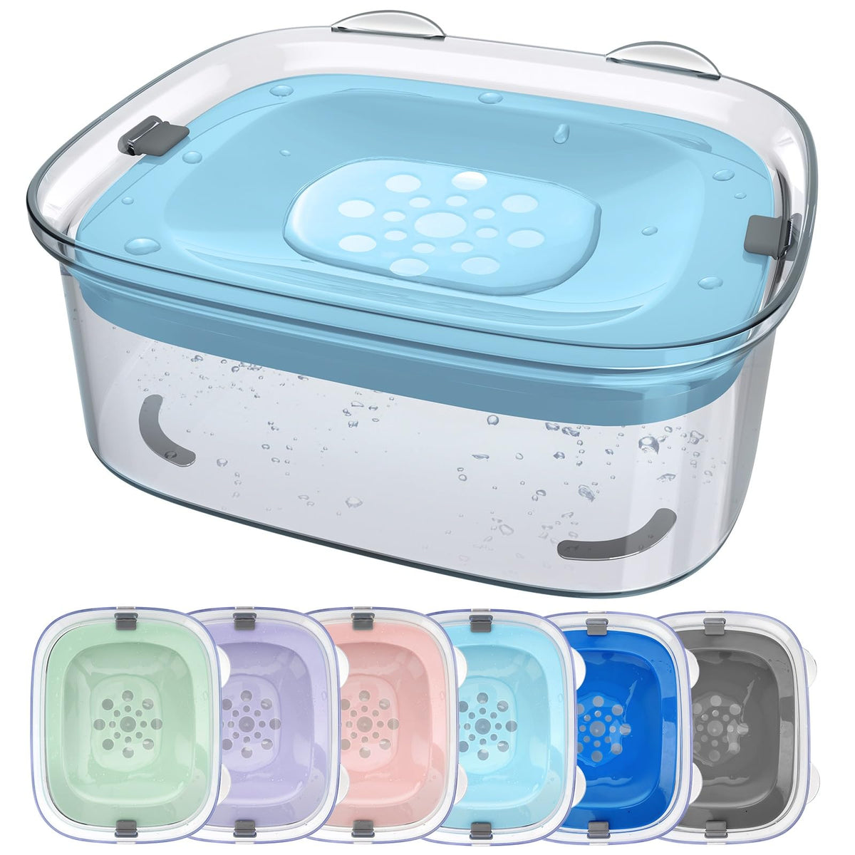 AONKEY 3L dog water bowl capacity image emphasizing large fill for daily hydration.
