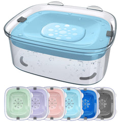 AONKEY 3L dog water bowl capacity image emphasizing large fill for daily hydration.