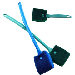 AOODOOM 3-pack double-sided aquarium brush package for quick algae cleanup