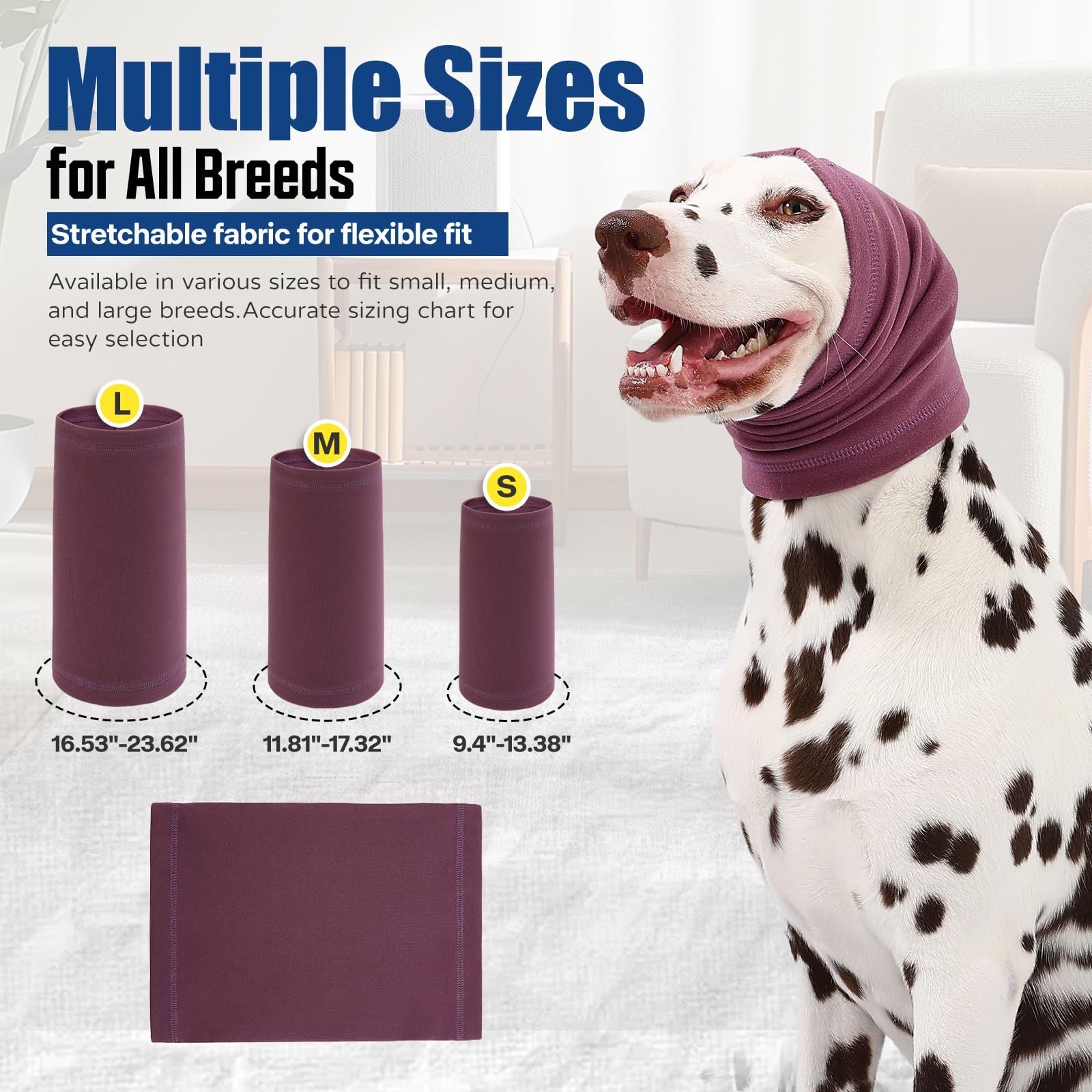 AOOLMOL dog calming hoodie in-use grooming shows easier grooming sessions