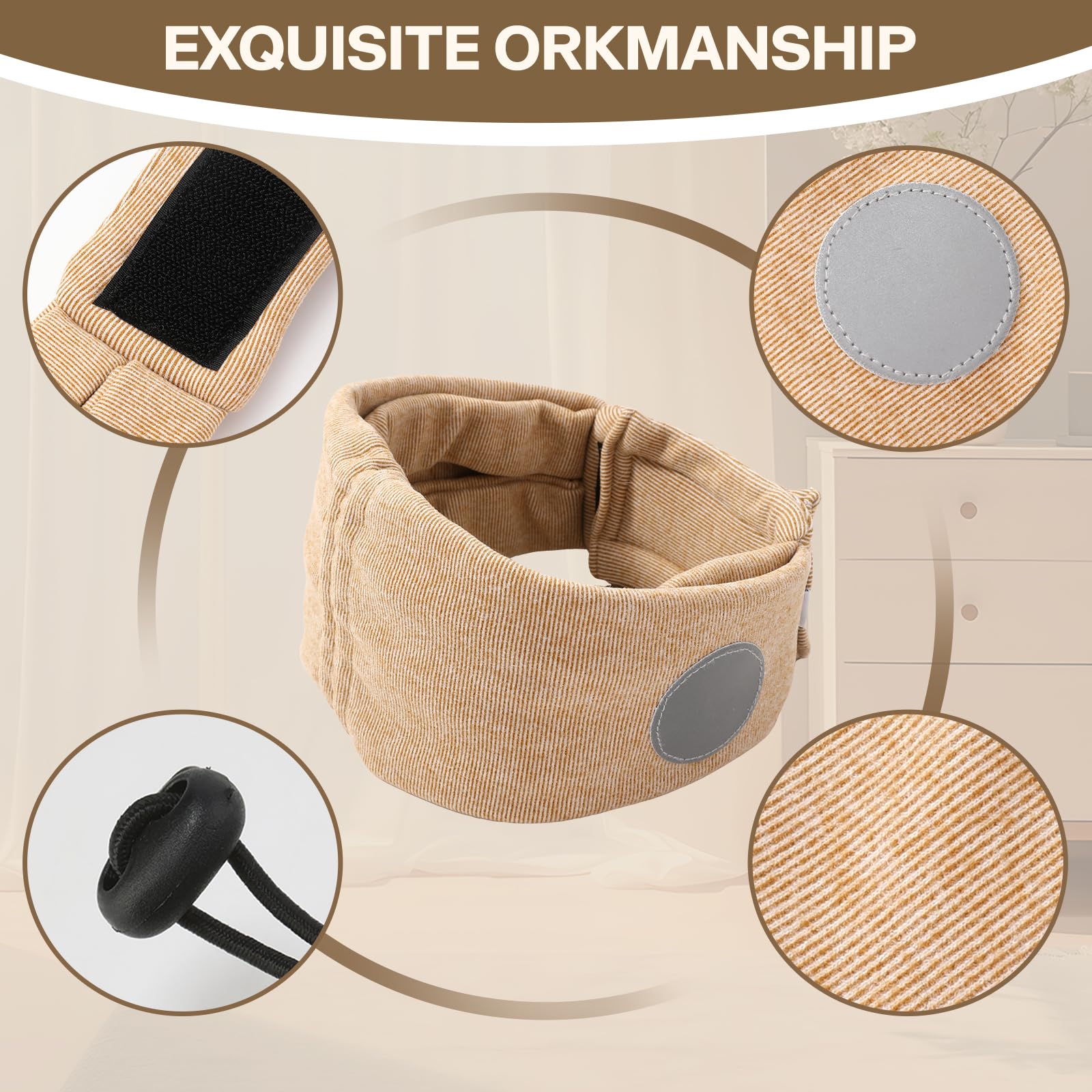 AOOLMOL hematoma ear wrap provides soft support