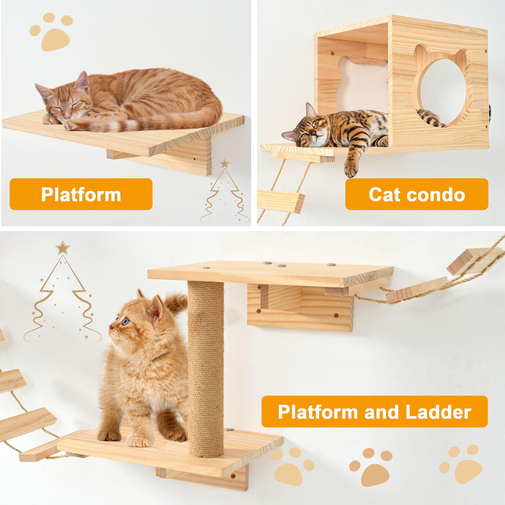 Aoparts PETKABOO pine wood finish emphasizes natural warmth and durable construction.