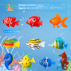 Aoriher safe plastic fish decor is gentle on aquarium inhabitants.