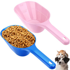 Aosnare dog food scoop with 1 cup capacity for quick portions.