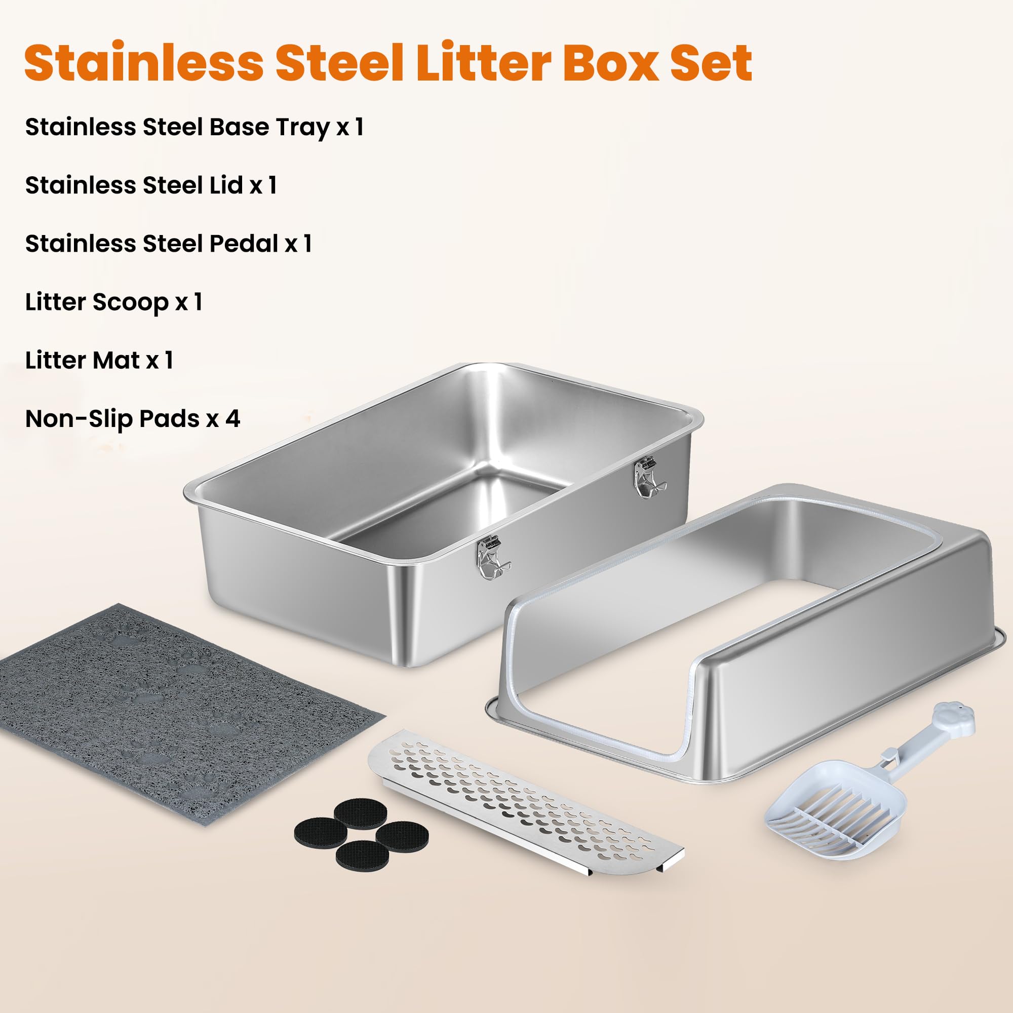 Aothey anti-slip pads protect floors during busy use.