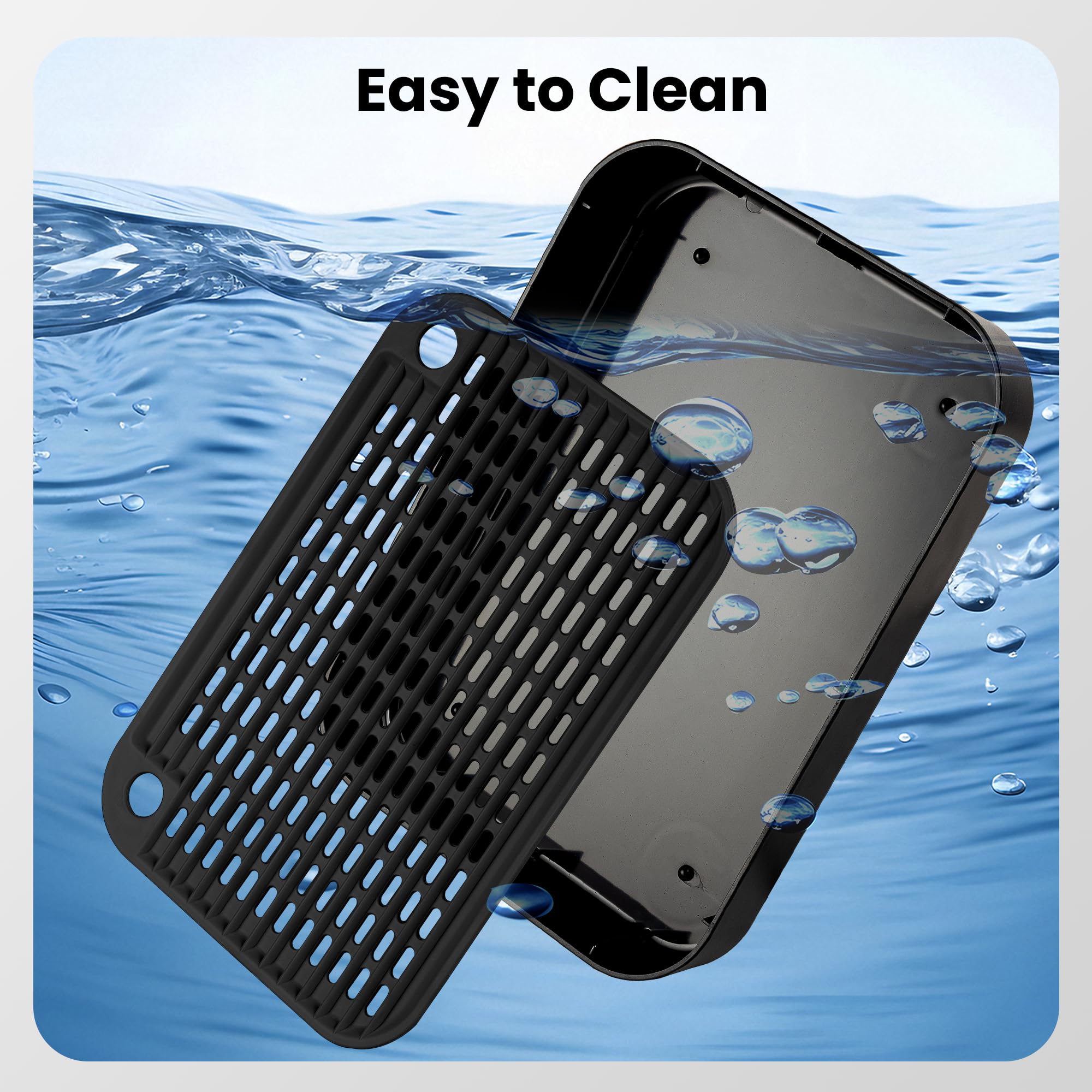 Aothey Litter Box Step no-assembly view illustrates ready-to-use ramp