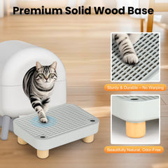 Aothey Litter Box Step ideal for small cats with gentle, non-slip design.