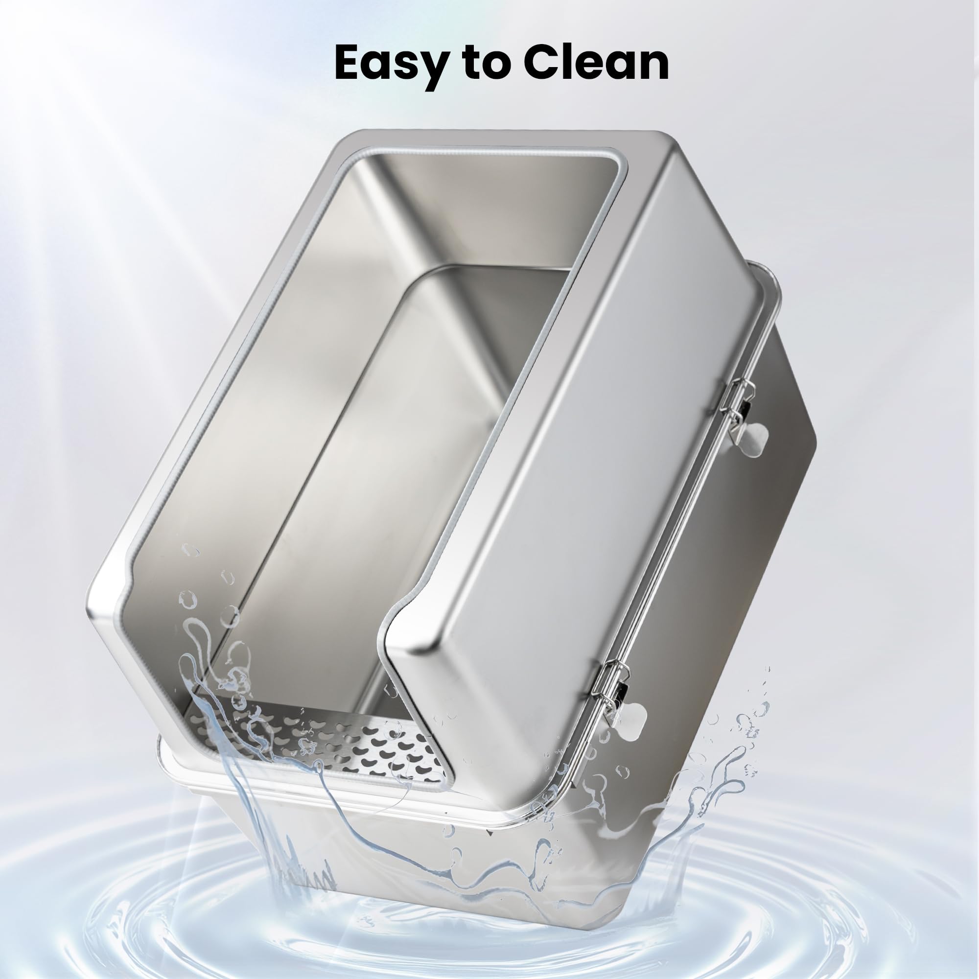 Aothey rust resistant surface makes cleaning quick and simple