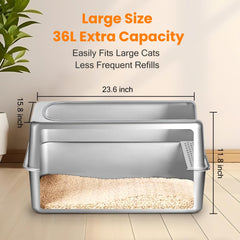 Aothey XL enclosed litter box designed for large cats.