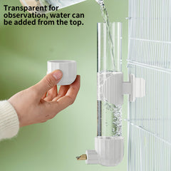 AOTU dispenser installed inside and outside cages demonstrates flexible installation.