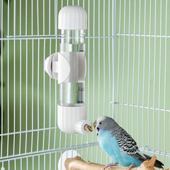 AOTU bird water dispenser shows a no-mess design for cleaner water.