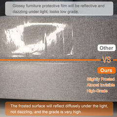 AOUKAR clear deterrent film on corners reduces clawing and preserves furniture