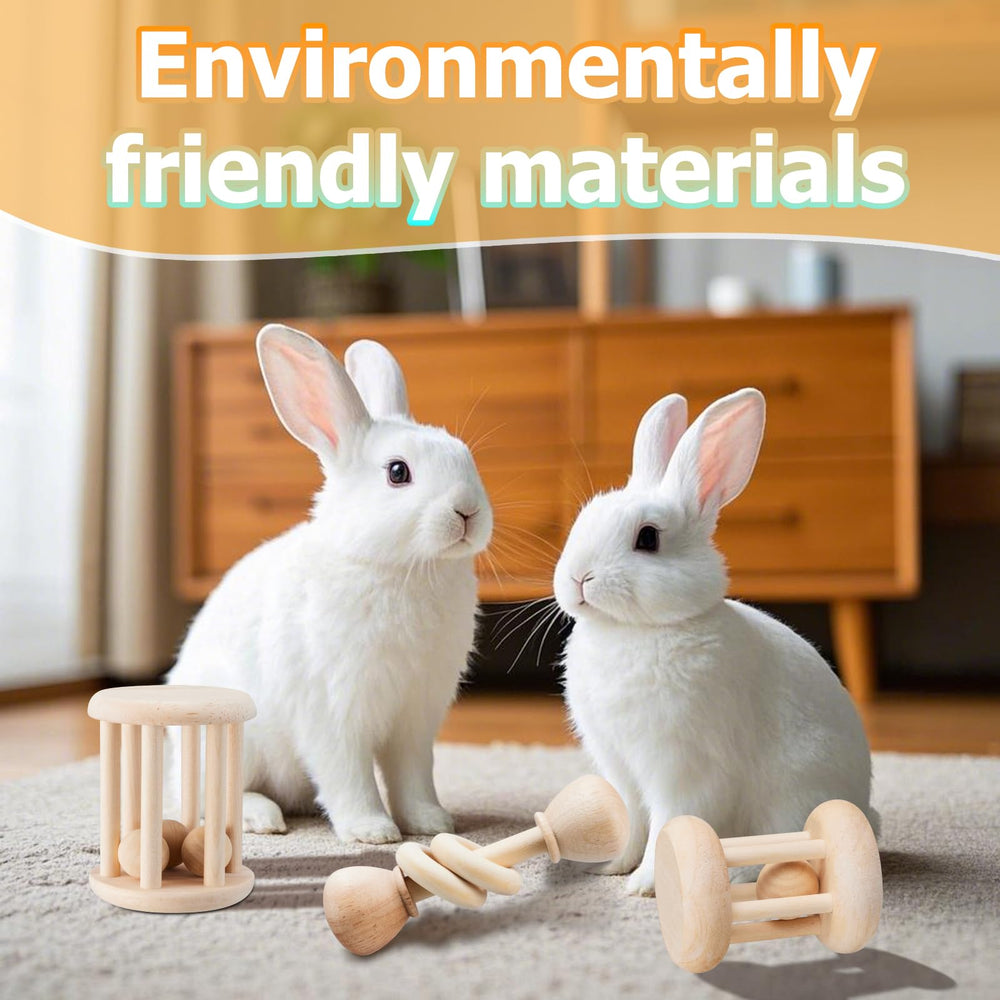 AOWPFVV wooden chew stick 2in bunny toy for small pets