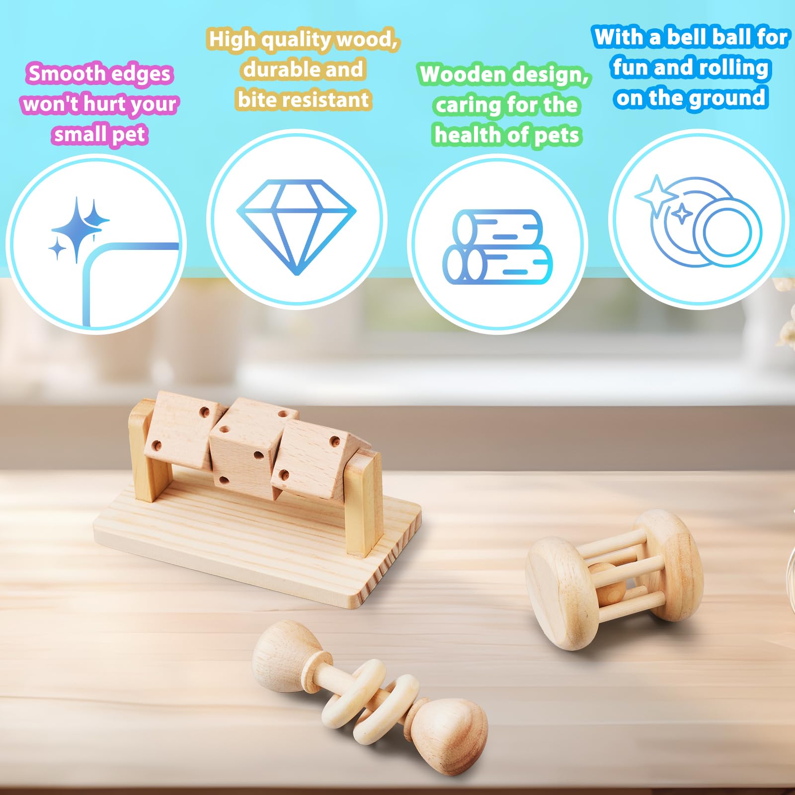 AOWPFVV hamster toy sizes-5-12in-4-13in-2-44in shows versatility.