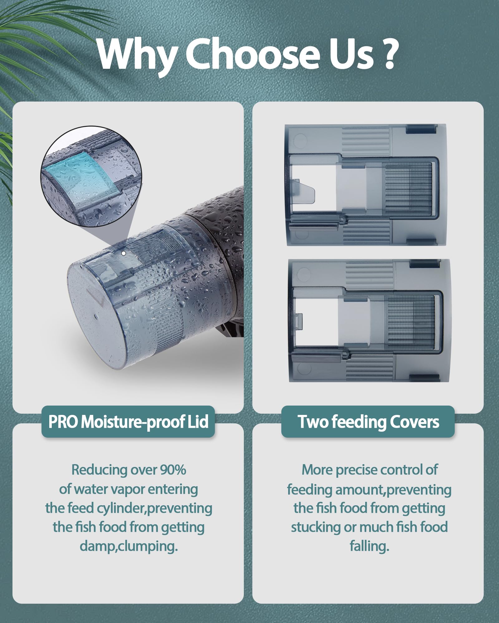 Aoyar three feeding modes offer flexible scheduling for daily, weekend, or vacation use.