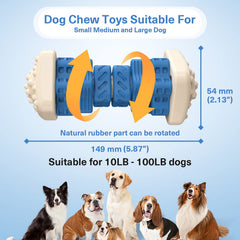 AOZOOM rubber texture close-up shows durable surface for long-lasting chewing.