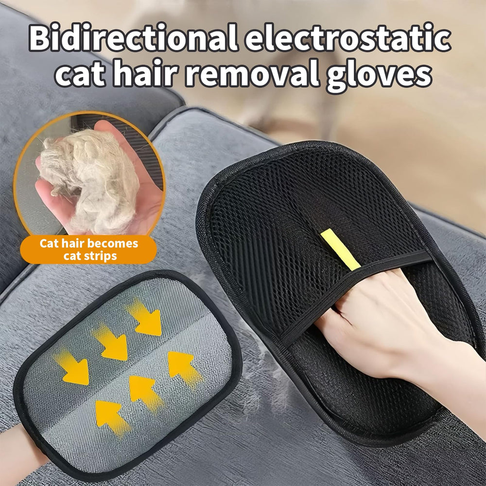Apanbar Furhero Mitt glides over car seats removing fur
