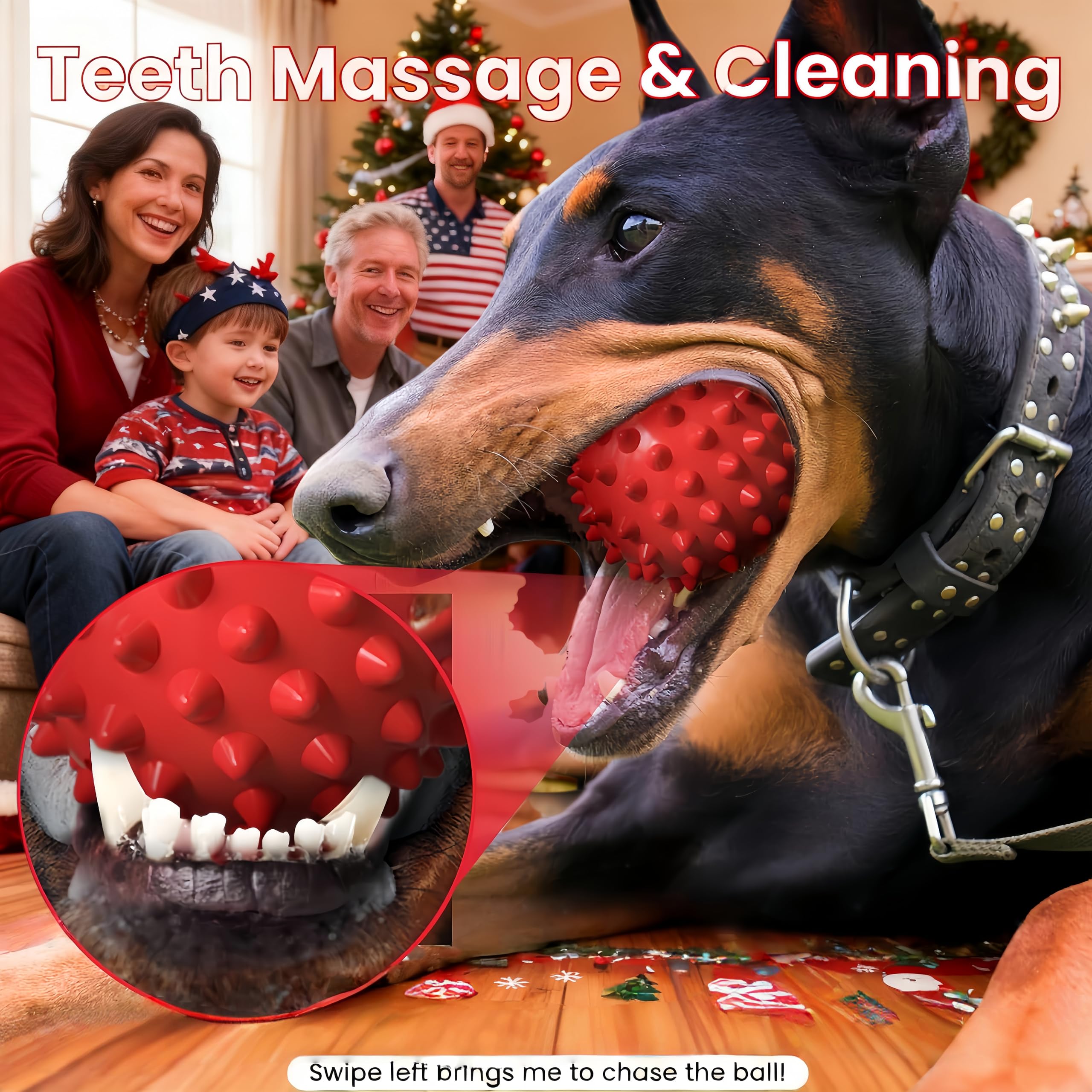 Apasiri 15mm-thick rubber: extra durable for aggressive chewers