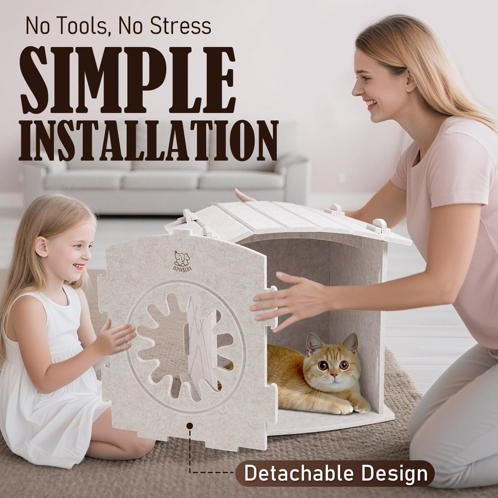 Apasiri cat house – gift-worthy for cat lovers seeking style and comfort.